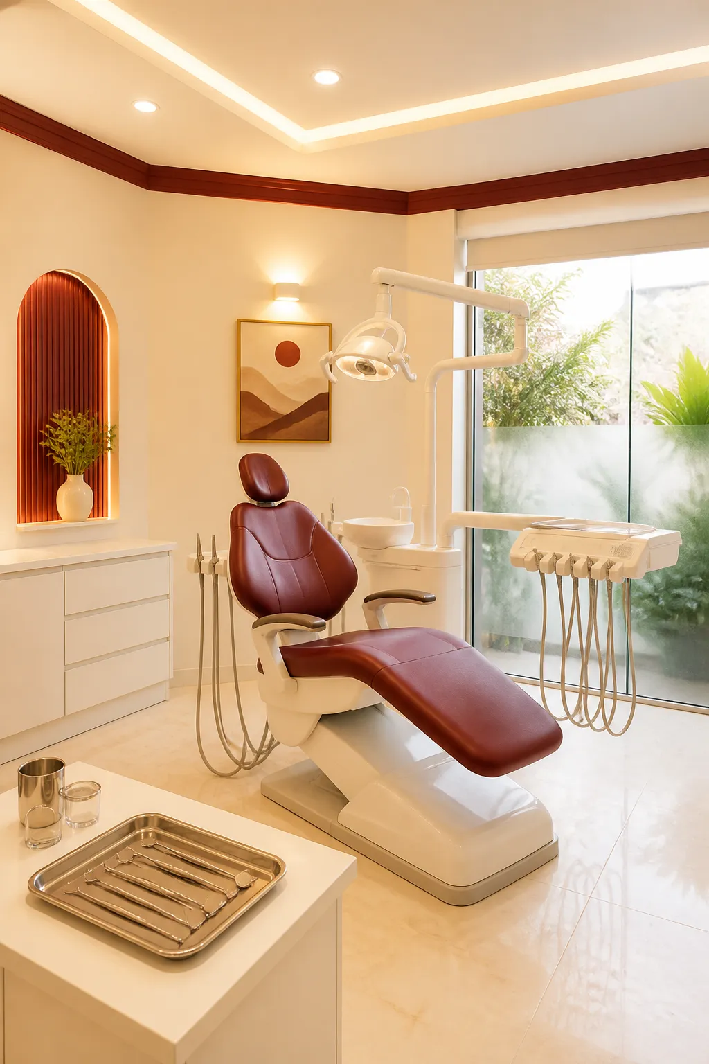 Modern dental treatment room at Nakshatra Dental & General Clinic
